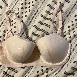 Aerie pastel pink balconette bra 34 DD